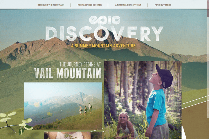 Vail Resorts website preview